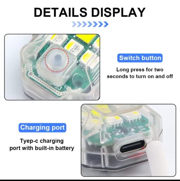 چراغ LED پلیسی مدل GLOWIX