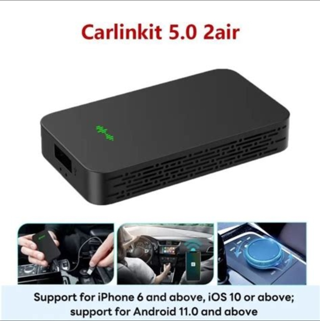 دانگل تبدیل اندروید اتو و اپل کارپلی کابلی به وایرلس Carlinkit CPC200-2Air