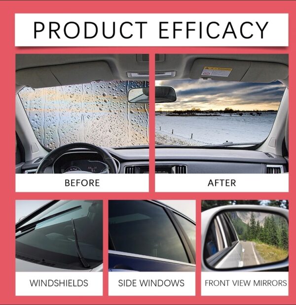 Car Glass Cleaner – تمیزکننده حرفه‌ای شیشه خودرو